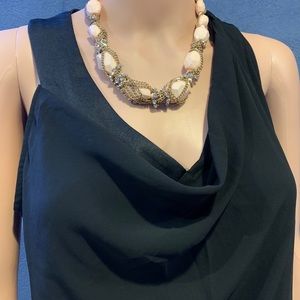 White Black tank top